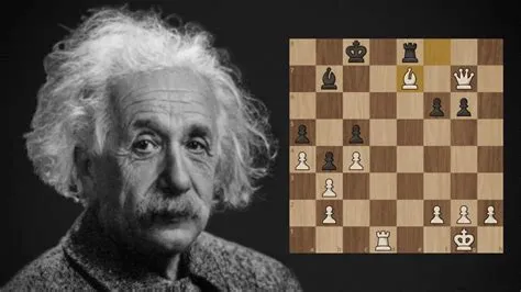 Was einstein a good chess player