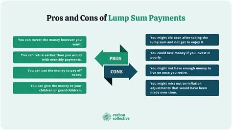 Is it better to take lump sum or payments