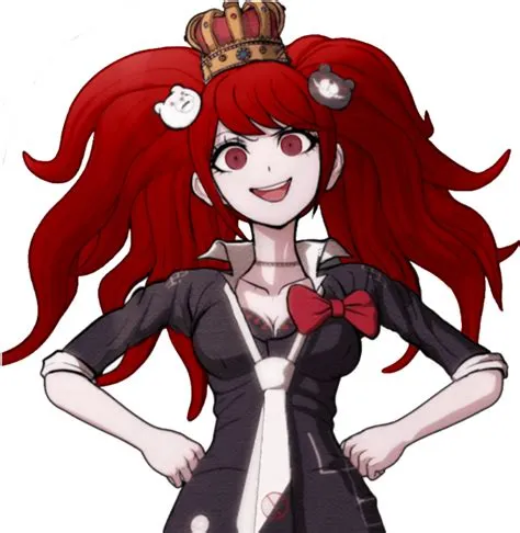 What is junkos natural hair color danganronpa