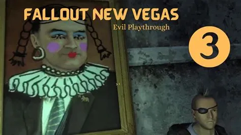 Can you be evil in fallout new vegas