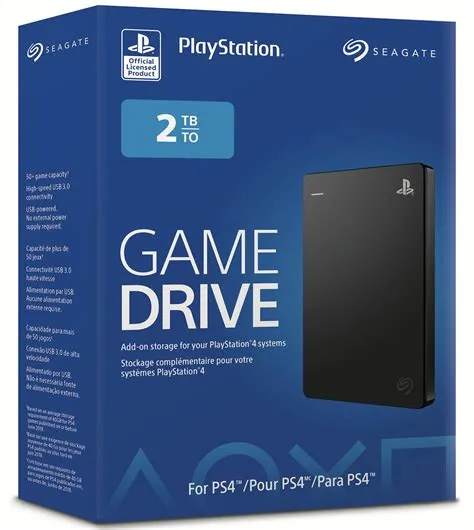 Which hard drives are compatible with ps4