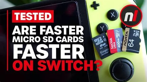 Does faster sd card help switch