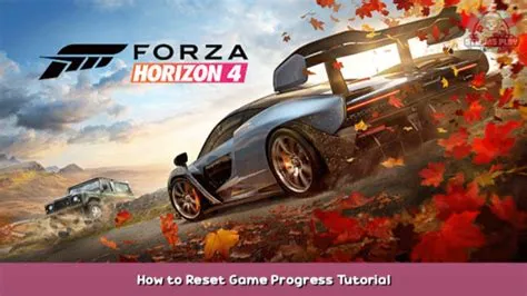 How do i reset my forza horizon 4 steam