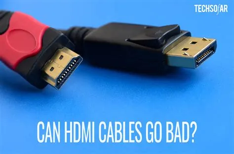 Do hdmi cables go bad