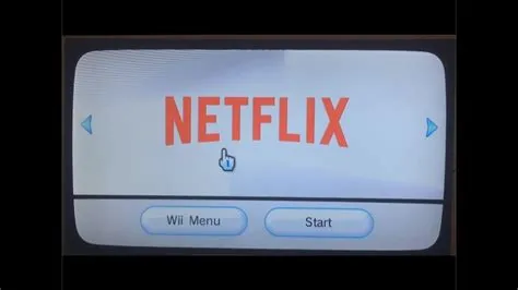 Can i watch netflix in old wii