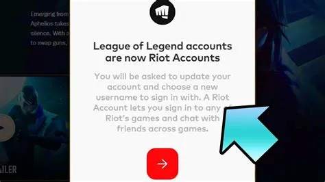 How to upgrade league account to riot account