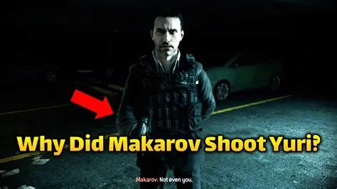 Why does makarov shoot yuri