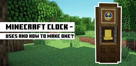 Is a clock useful minecraft