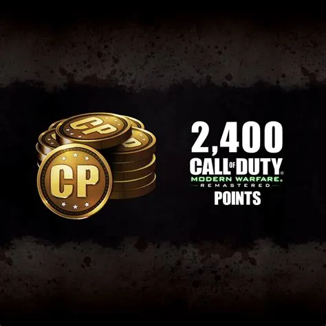 What are 2400 cod points worth