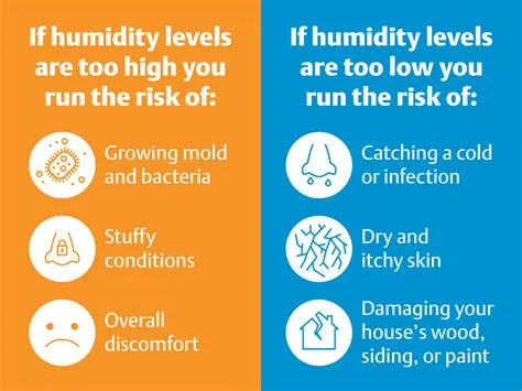 How much humidity is ok