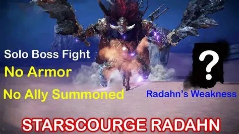 What is radahn weak against