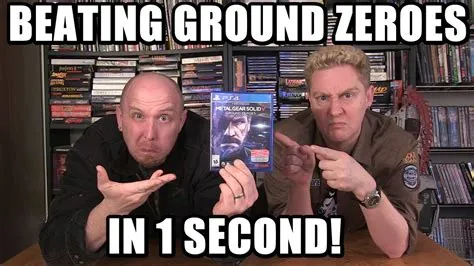 What do you get for beating ground zeroes