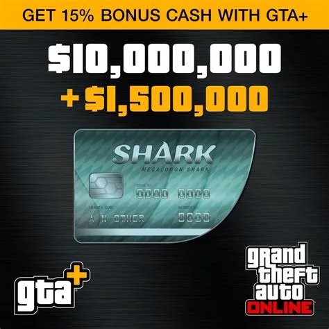 What is the gta+ shark card bonus