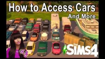 Are cars coming to sims 4?