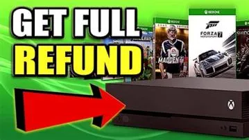 Can you refund an xbox game?