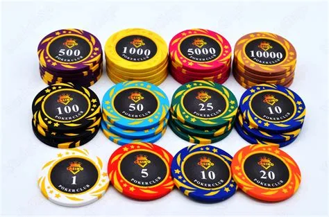 What is poker chip in english