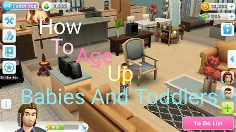 Do babies automatically age up sims 4