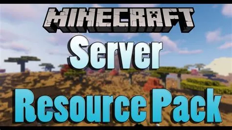 Can you use resource packs on servers