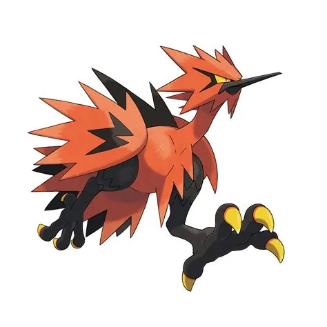 Why is zapdos orange