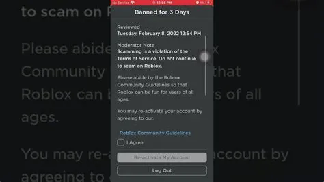 How do i reactivate my roblox account after being banned for 1 day