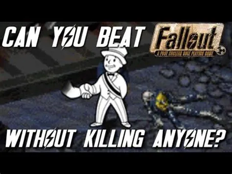 Is it possible to beat fallout 3 without killing anyone