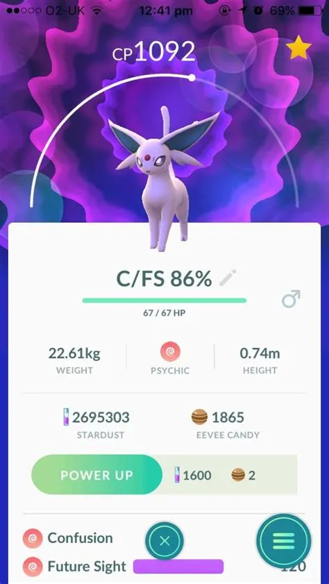 What is espeon best iv