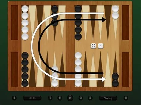 Does it matter which direction you go in backgammon