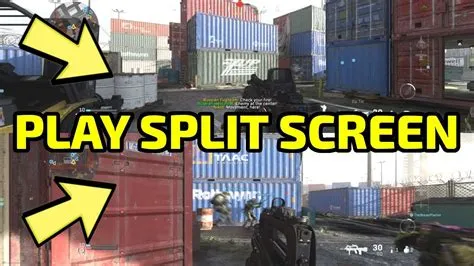 How to do a split-screen game on modern warfare