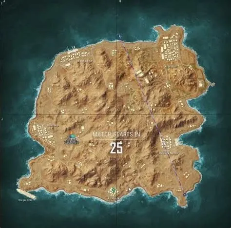 What is the smallest pubg map