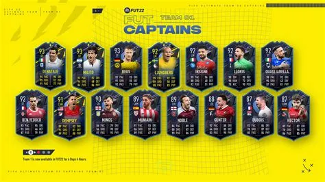 Does it matter who your captain is on fifa