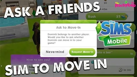 How do you move a sim with no money