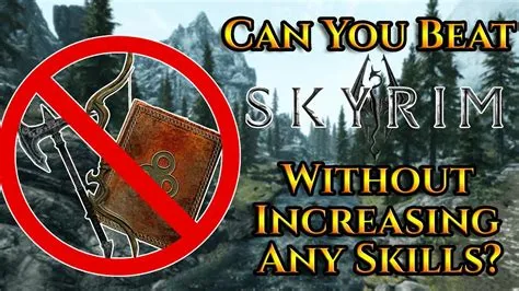 Can you beat skyrim without mods