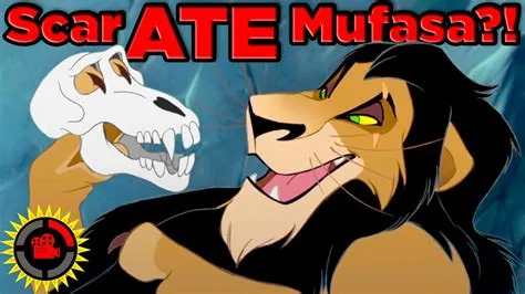 Is it possible that scar ate mufasa