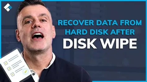 Can wiped data be recovered