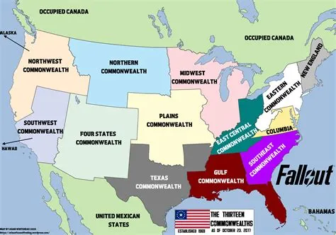 What states are in fallout 1