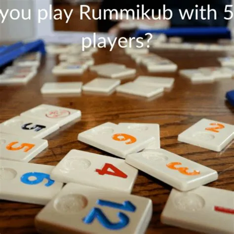 Can you play rummikub with 5 players