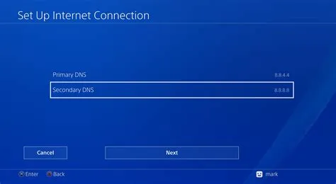 How do i fix my dns server on ps4