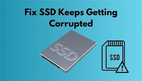 How do i save a corrupted ssd