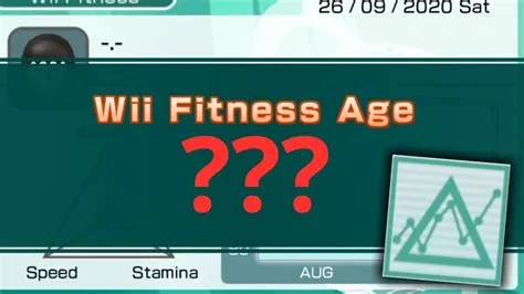 How does wii fit calculate your age