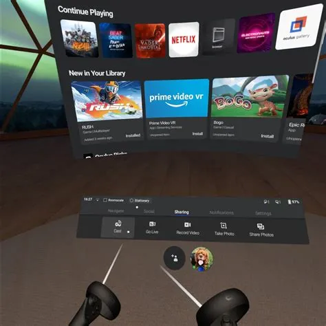 Does oculus allow game sharing