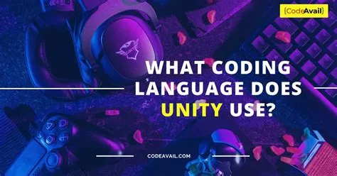 What coding language does unity vr use