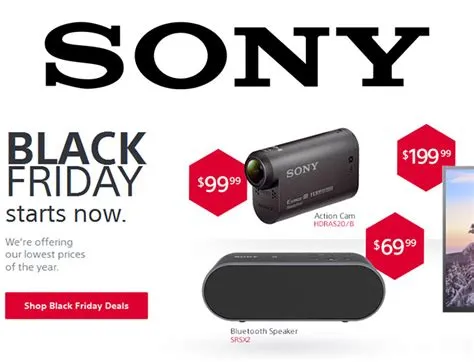 Does sony do black friday sales