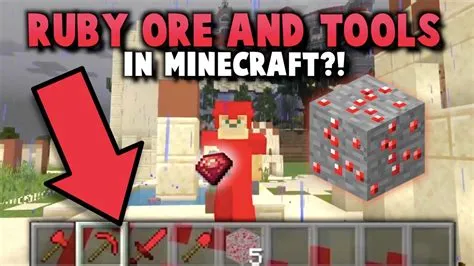 Did ruby exist in minecraft