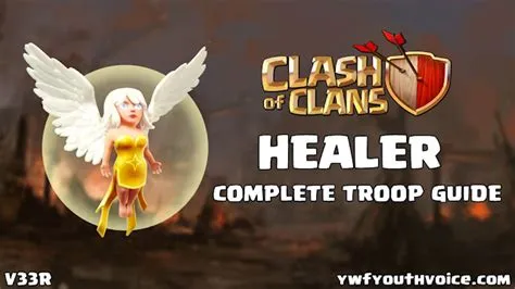 Can healer heal flying troops