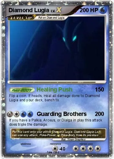 Does diamond have lugia