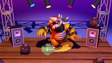 Why does bowser dance mario 64