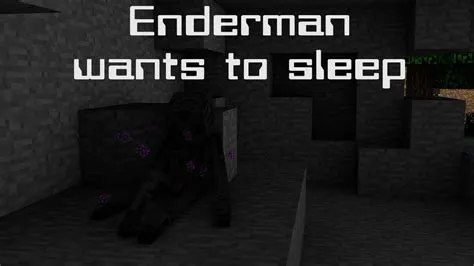 Do endermen watch you sleep