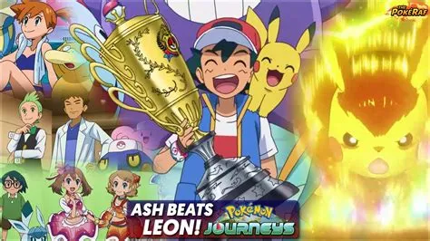 What champion did ash beat