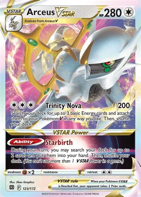 Why is arceus vstar good