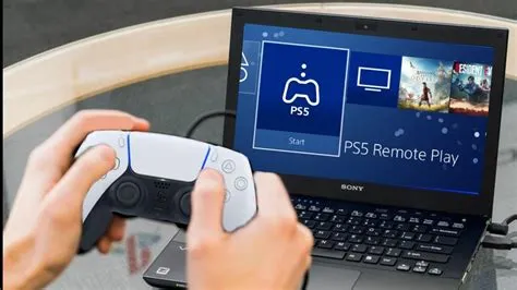 Can i plug my playstation 5 into my laptop